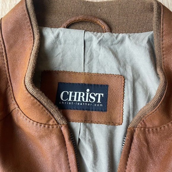 Werner Christ German design high quality leather bomber in EUC. EU 52 - Picture 2 of 7